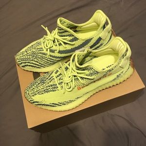 Frozen yellow yeezys